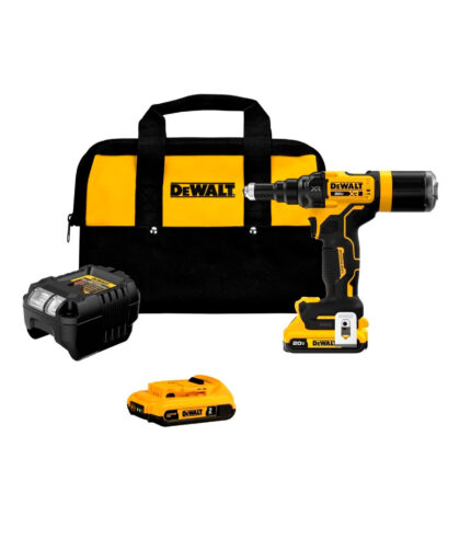 HC163401 - Remachadora Inalámbrica 1/4 20V MAX* XR Dewalt DCF414D2-B3 - DEWALT