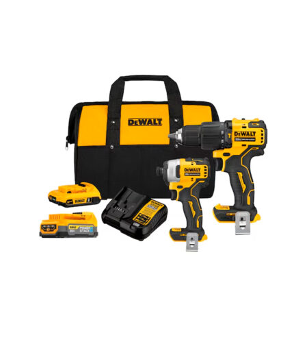 HC165103 - Kit Combo Taladro Percutor y Atornillador de Impacto 20V MAX* ATOMIC Dewalt DCK279D1E1-B3 - DEWALT